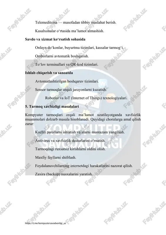 kompyuter tarmoqlari va ularning turlari - Page 4