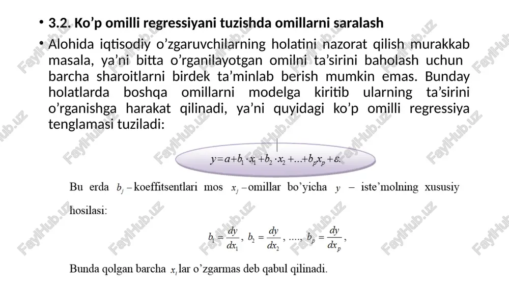 ko’p omilli ekonometrik tahlil - Page 4