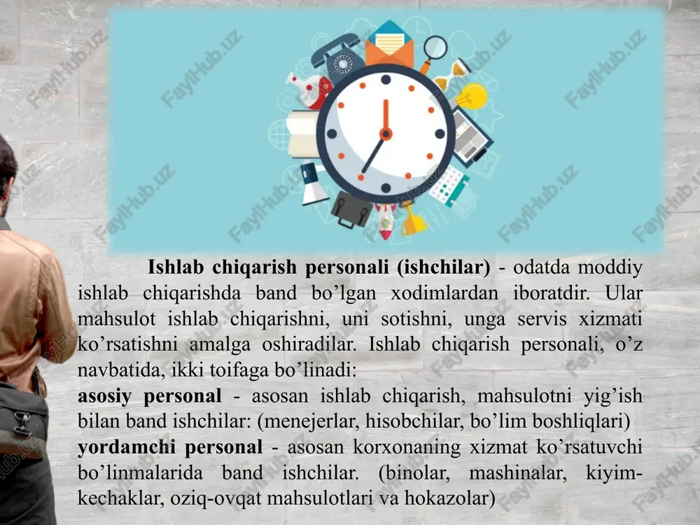 doshlaridan oladi.. demokratik boshqaruv “saylab qo’yilgan rahbar — bo’ysunuvchi xodimlar” munosabati asosiga qo’yilgan. bunday jamoada o’z-o’zini boshqarish yuqori darajada bo’lib, mazkur jamoa yetakchini o’zi saylaydi. menejer xodimlar mohiyat faoliyatini yo’naltirib turadigan va bu faoliyat natijalari uchun mas’ul boshqaruvchidir. vrum — yyetton — yago yetakchilik modeli. qarorlar qabul qilishga asoslangan yetakchilik modeli v.vrum, f.yyetton tomonidan taklif etilgan, so’ng yago tomonidan to’ldirilgan. bu modelning eng asosiy xususiyati — xodimlarni qaror qabul qilishda ishtirok etishga jalb qilishdi. xulosa. yaqin paytlargacha bizning boshqaruv amaliyotimizda “personalni boshqarish” tushunchasi bo’lmagan. to’g’ri, har bir tashkilotning boshqaruv tizimi kadrlarni boshqarish va jamoani ijtimoiy rivojlantirish funksional quyi tizimiga ega bo’lsa-da, biroq bu ishlarning katta qismini bo’linma rahbarlari amalga oshirardi. foydalanilgan adabiyotlar. 1.a.m. akbarov, a. b. xayitov personalni boshqarish; 2. qosimova d.s. “menejment nazariyasi”. o’quv – uslubiy majmua.t.: “tdiu”, 2011; 3.qosimova d.s. “boshqarish nazariyasi asoslari”. darslik.t.:“iqtisodiyot”, 2011. internet saytlari. 1. www.aim.uz 2.www.stat.uz 3.www.ziyo.net image3.jpeg image4.wmf image5.wmf image6.png image7.png image8.png image9.png …