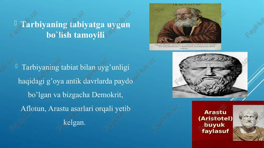gʻbek, alisher navoiy va b. asarlarida insonparvarlik inson erkinligi, uning qadr-qimmati gʻoyalari olgʻa surildi. gumanizm prinsipi forobiy insonlarning inoq va doʻst yashashi mamlakatda xalqlar uchun katta foyda keltirishini isbotlashga intilgan va tinchlikni qatʼiy quvvatlab, butun faoliyatini inson xizmatiga qaratgan. navoiy inson taqdiri, xalq manfaa-ti, mamlakat haqida gʻamxoʻrlikni asosiy masala qilib qoʻygan. dunyoda eng qimmatli narsa insondir, degan fikrni olgʻa surgan. uning fikricha, butun mavjudot, borliq insonga, uning baxt-saodatiga xizmat qilishi lozim. jahon dinlari, jumladan islom dinida ham insonparvarlik gʻoyalari oʻz ifodasini topgan. unda faqir, kambagʻal, musofir, muhtoj kishilarga yordam berishga, sahovatli va insofli boʻlishga daʼvat qilinadi. insonparvarlik yaxlit dunyoqarash tizimi sifatida birinchi bor yevropada uygʻonish davrida shakllangan. insonparvarlik goyalari yevropada oʻrta asrlarda insonning kamsitilishiga, uni xudo va din nomidan haqoratlab inkvizitsiya gulxaniga tashlagan shafqatsiz dindorlarga va ularni qoʻllab-quvvatlagan jamiyat vakillariga qarshi, inson huquqlari uchun murosasiz kurash sifatida namoyon boʻldi. insonparvarlik keng ijtimoiy fikrni qamrab olib, adabiyot, falsafa, sanʼat va b. …