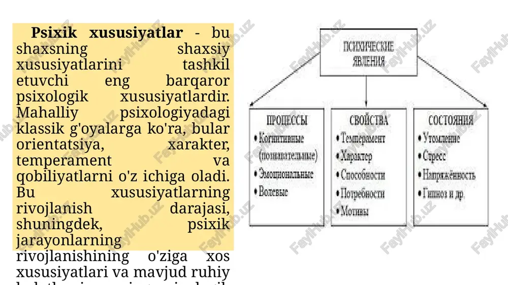 raqamlarni tanlash). mavzu qismlarga bo'lingan geometrik shakllar tasvirlangan kartalar bilan taqdim etiladi. javobni tanlashda siz ushbu qismlardan iborat butun raqamga ega bo'lgan kartani topishingiz kerak. viii fazoviy umumlashtirish (kublar bilan vazifalar). har bir vazifada kub ma'lum bir holatda taqdim etiladi, kublarning asl qatoriga nisbatan o'zgartiriladi. ushbu kubni asl nusxalardan biri bilan aniqlash kerak. ix xotira (xotirada o'rganilgan narsalarni diqqatni jamlash va saqlash qobiliyatiga oid vazifalar). bir qator so'zlarni yodlab olish va ularni topshiriqda taklif qilingan boshqalardan topish kerak. "raven jadvali" ("progressiv matritsa shkalasi") metodikasi 1936 yilda ishlab chiqilgan va intellekt darajasini tashxislash uchun mo'ljallangan. test og'zaki bo'lmagan topshiriqlardan iborat bo'lib, ularning ahamiyati katta emas, chunki natijaga boshqa usullarga qaraganda kamroq darajada fanning mashg'ulotlari va hayotiy tajribasi bilan bog'liq holda olingan bilimlar ta'sir qiladi. olingan natija, asosan, tizimli, tizimli intellektual faoliyat qobiliyatini baholashga imkon beradi. test 5 seriyadan iborat bo'lib, ularning har biri 12 ta topshiriqni o'z ichiga oladi. vazifalarning har …