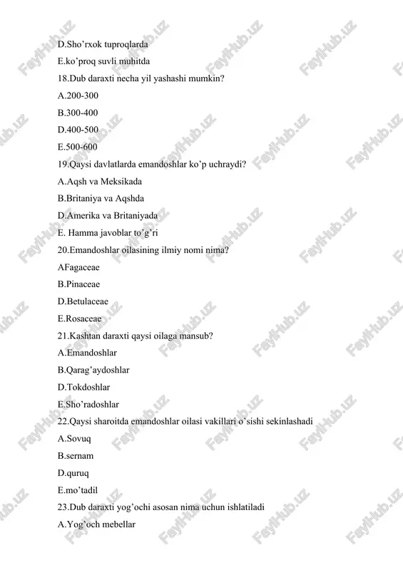 emandoshlar oilasining asosiy turkum va turlari - Page 4