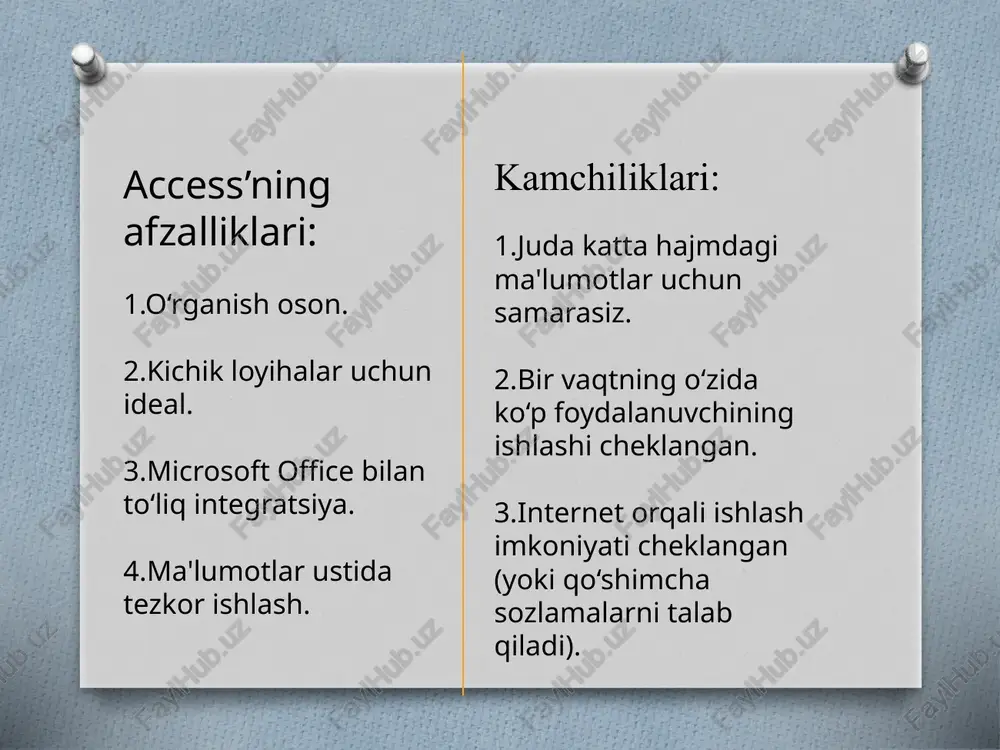 mikrosoft access dasturi - Page 4