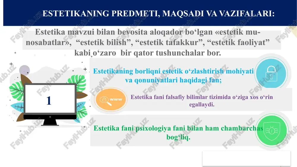 ralib turadigan nutqning alohida uslubini tavsiflash uchun ishlatilardi. ijtimoiy hayotda ulug‘vorlik qahramonlik va mardlik bilan qo‘shilib ketadi, ularni alohida mushohada etish qiyin. ulug‘vorlikka xos estetik va axloqiy sifatlar mavjuddir. fidoyilar, qahramonlarning qiyofalari bir vaqtning o‘zida ham ulug‘vorlikni, ham mardlikni namoyon qiladi. tabiat ustidan hukmronlik qilish emas, balki u bilan hamohang bo‘lish, ijtimoiy faol, tashabbuskor, ijodkor shaxsni shakllantirish – ulug‘vorlik orzusining asosiy mazmuni. ulug‘vorlik va pastkashlik qiymatlari ham o‘zgaruvchan bo‘lishi mumkin. insonning tabiat ustidan hukmronligi – yaqin kunlargacha ulug‘vorlik timsoli sifatida in’ikos etiladi. 01 02 03 04 ulug‘vorlik kategoriuasi: san’atda ulug‘vorlik ba’zida fojialilik bilan yonma-yon namoyon bo‘ladi. masalan, shekspir asarlari, shashmaqom, ba’zi me’moriy obidalar bir vaqtning o‘zida ham ulug‘vorlik, ham fojialilik ruhi bilan sug‘orilgan bo‘ladi. fojialilik va kulgililik o‘zaro bog‘liqligi hayotning murak-kabligi, ziddiyatliligi, harakatchanligidan kelib chiqib, ularni san-’at yordamida yaxshiroq anglaymiz. san’at asarlarida fojialilik va kulgililik yaxlit namoyon bo‘ladi. fojialilik va kulgililik estetik kategoriyalari yordamida hayot ziddiyatlari va to‘qnashuvlari baholanadi, mushohada …