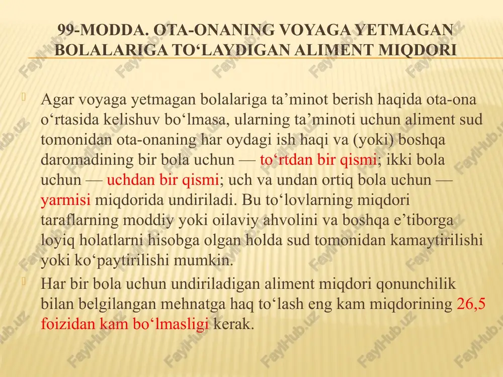 aliment hisoblash va to'lashtirish tartibi - Page 4