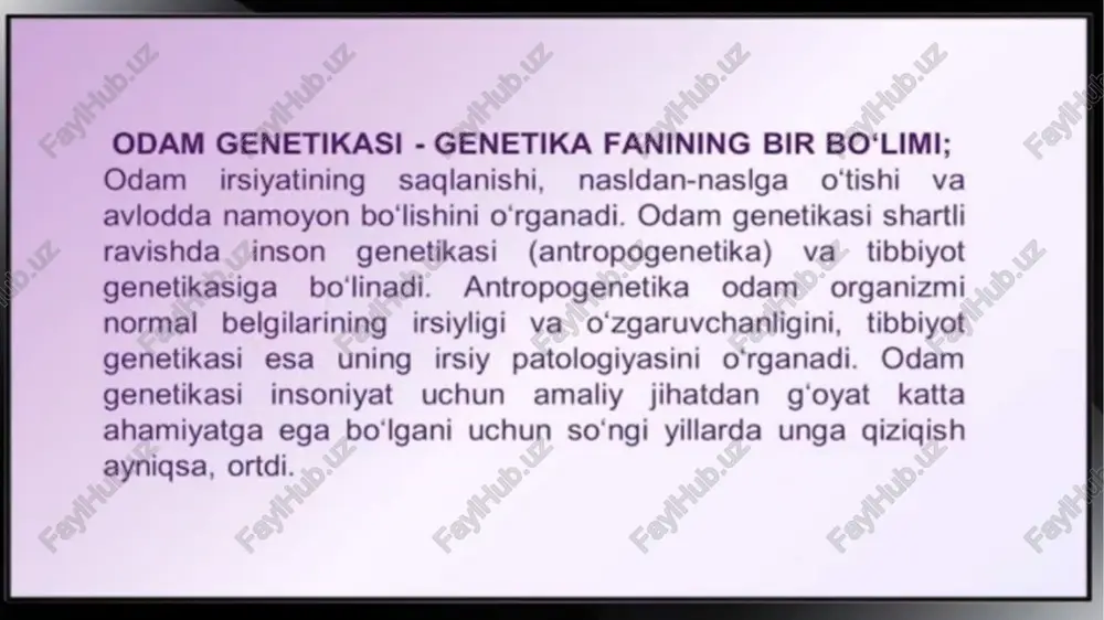 odamlarda genetika va irsiy kasalliklar - Page 4
