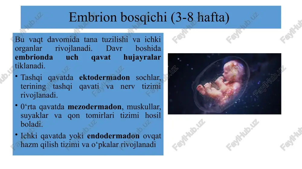 onasi va boshqa yaqinlari bilan emotsional munosabatga kirishadi. juda qisqa vaqt ichida, kattalarning yaqin kelishidan quvonadigan bolaga aylanadi. katta odamning yuragi 1 minutda o’rtacha 70-75 marotaba ursa, chaqaloq bolaning yuragi 120 va undan ortiq marta uradi. normal o’sib borayotgan bola yarim yoshga yetganida uning vazni ikki barobar, 1 yoshga yetkanida esa 3 barobar ortadi. chaqaloq bola bir minutda 50 -60 marta nafas olsa, kata yoshli odam huddi shu vaqtda 14-16 marta nafas oladi. 2-3 oylik bolalarda ta’sir qilayotgan narsalarni farqlash qobiliyati yuzaga kela boshlaydi. bola 3 oylik bo’lgach atrofdagi juda ko’p narsalardan olamni farqlay boshlaydi. (yaqinlarini odamni) 4 oylik bola narsalarga qo’l cho’za boshlaydi. 4—5 oyligidan boshlab, bola o‘z yaqinlarini begonalardan ajrata boshlaydi. kattalar bilan emotsional munosabat shu yoshdagi bolalarning asosiy yetakchi faoliyati bo‘lib, bola psixik taraqqiyotining asosi bo‘lib hisoblanadi. 3—4 oyligidan boshlab, bolalar yaqinlariga o‘z harakatlari bilan ko‘rish, eshitish yoki gapirishni xohlayotganligini ko‘rsatadilar. 8 oyligidan boshlab esa, bola o‘zgacha …