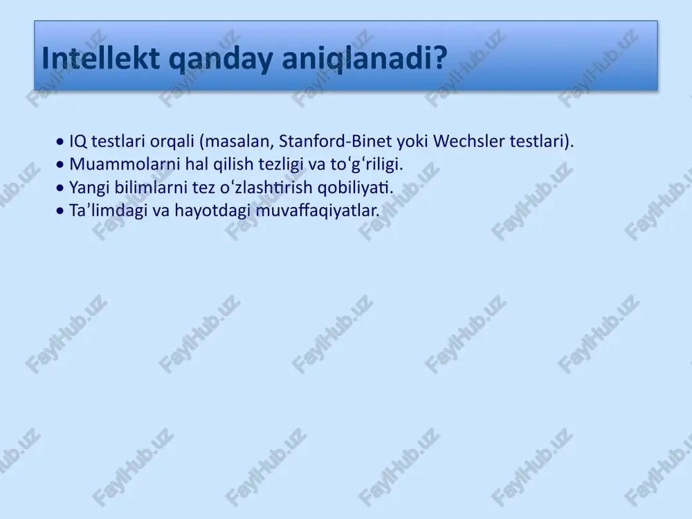 intellekt tushunchasi va individual farqlar - Page 4