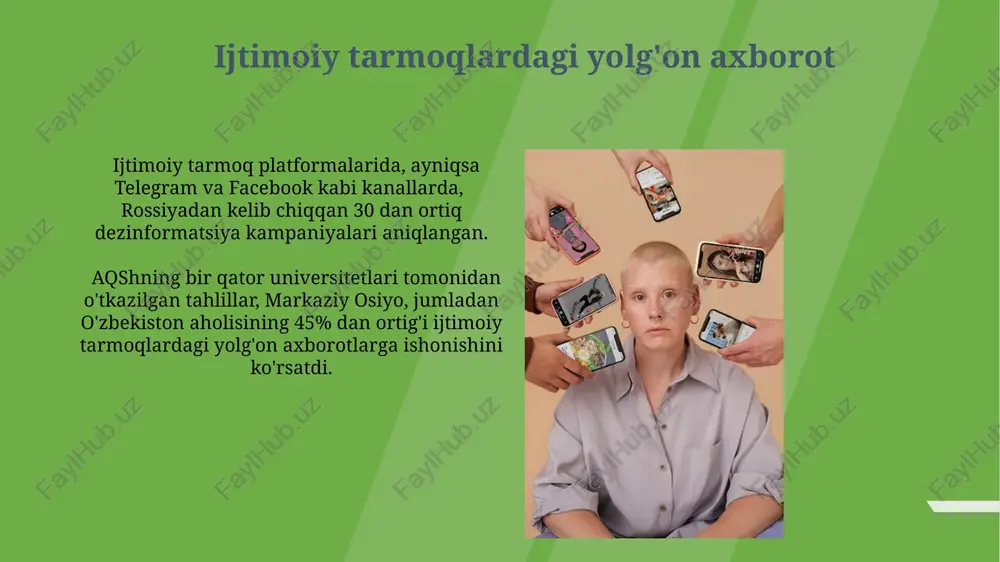 yasi ma'lumotlariga ko'ra, onlayn o'yinlarda kuniga 5 soatdan ortiq vaqt o'tkazish, 15-25 yoshdagi yoshlarda haqiqiy hayotdagi munosabatlarning sustlashishiga va kuchaygan yolg'izlikka olib kelishi mumkin. internet orqali ijtimoiy aloqalar va psixologik farovonlik internet orqali do'stlar bilan muntazam aloqa qilish, 20-30 yoshdagi toshkentlik yoshlar orasida stress darajasini 15% ga kamaytirishi aniqlangan. facebook va instagram kabi platformalarda 5 soatdan ortiq vaqt o'tkazish, samarqanddagi talabalar orasida depressiya va xavotirlilik alomatlarining 25% ga ko'payishi bilan bog'liq. onlayn ijtimoiy taqqoslash onlayn ijtimoiy taqqoslash natijasida 20-30 yoshdagi toshkentlik yoshlarning 75% gacha bo'lgan qismi o'zlarini boshqalar bilan solishtirib, o'z-o'zini hurmatini pasayishini his qilishi mumkin. qo'shma shtatlardagi 2022 yilgi ma'lumotlar shuni ko'rsatdiki, onlayn ijtimoiy taqqoslash o'smirlar orasida tanani qabul qilmaslik va ovqat hazm qilish bilan bog'liq muammolar xavfini 40% ga oshiradi. kelajakdagi tadqiqotlar yo'nalishlari qoraqalpog'iston respublikasida 500 dan ortiq ishtirokchi bilan olib boriladigan keng ko'lamli tadqiqot orqali qishloq joylardagi aholi orasida ijtimoiy tarmoqlarning ruhiy salomatlikka ta'siri va internetga kirish …