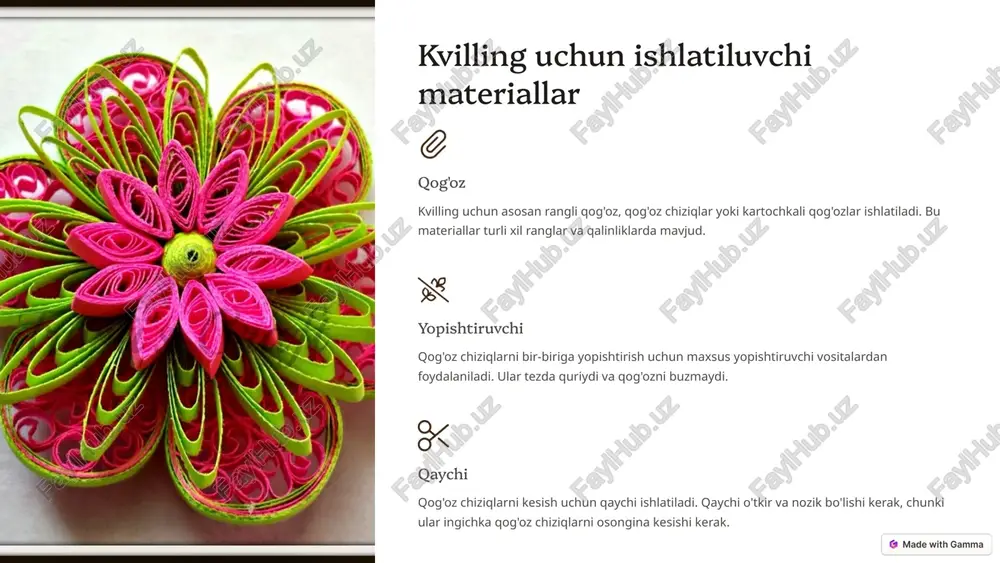 kvilling san'ati va kvilling texnikasi - Page 4