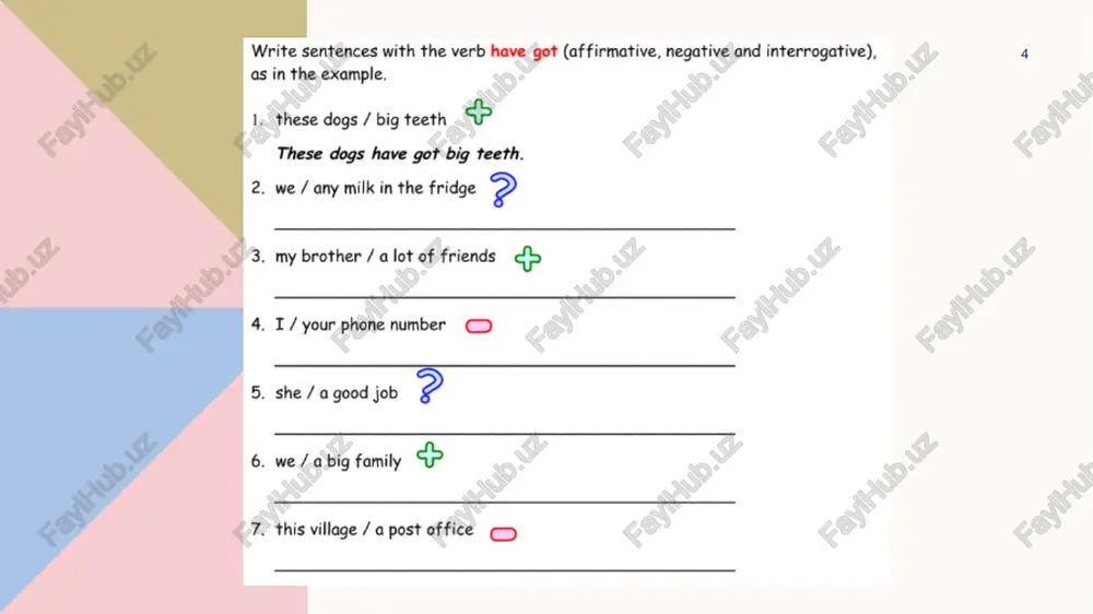 - tags: have, have got, negative, question - Page 4
