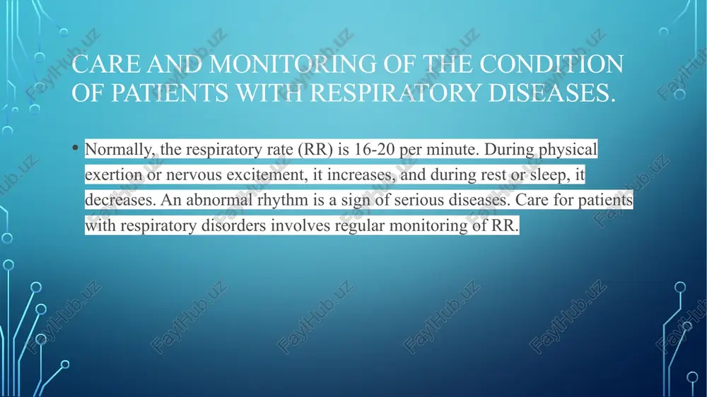 cardiovascular diseases. arterial pressure is the pressure that forms in the arterial system during the work of the heart. depending on the phase of the cardiac cycle, systolic and diastolic blood pressure are distinguished. the difference between the values ​​of systolic and diastolic blood pressure is called pulse pressure. blood pressure depends on the value of cardiac output, total peripheral vascular resistance, bcc, and heart rate. measuring blood pressure is an important method for monitoring the state of hemodynamics in both healthy and sick people. the most common diseases of the respiratory system. general characteristics (tonsillitis, laryngitis, tracheitis, bronchitis, pneumonia, pleurisy, bronchial asthma, chronic obstructive pulmonary disease, respiratory failure). angina is an infectious disease that is accompanied by acute inflammation in the area of ​​the tonsils or other lymphoid formations. the main provoking factors for it are viruses, fungi or bacteria. when the lymphoid apparatus of the pharynx is affected, …