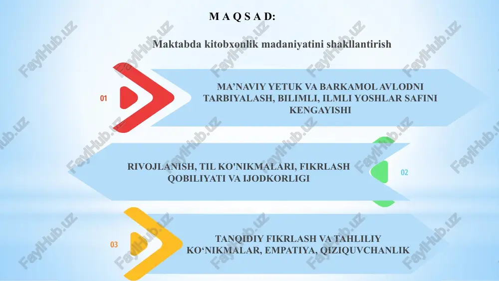 "maktabda kitobxonlik madaniyatini shakllantirish" - Page 4