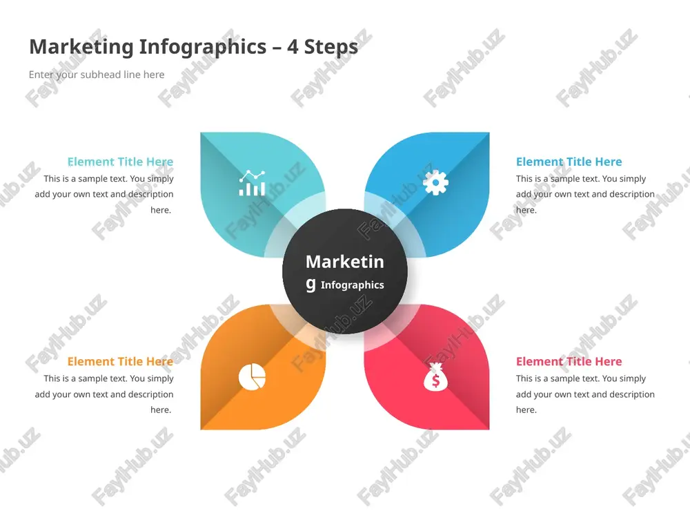 here this is a sample text. you simply add your own text and description here. element title here this is a sample text. you simply add your own text and description here. element title here this is a sample text. you simply add your own text and description here. enter your subhead line here marketing infographics – 4 steps element title here this is a sample text. you simply add your own text and description here. element title here this is a sample text. you simply add your own text and description here. element title here this is a sample text. you simply add your own text and description here. element title here this is a sample text. you simply add your own text and description here. 15 enter your subhead line here marketing infographics – 4 steps element title here this is a sample text. you simply add your …
