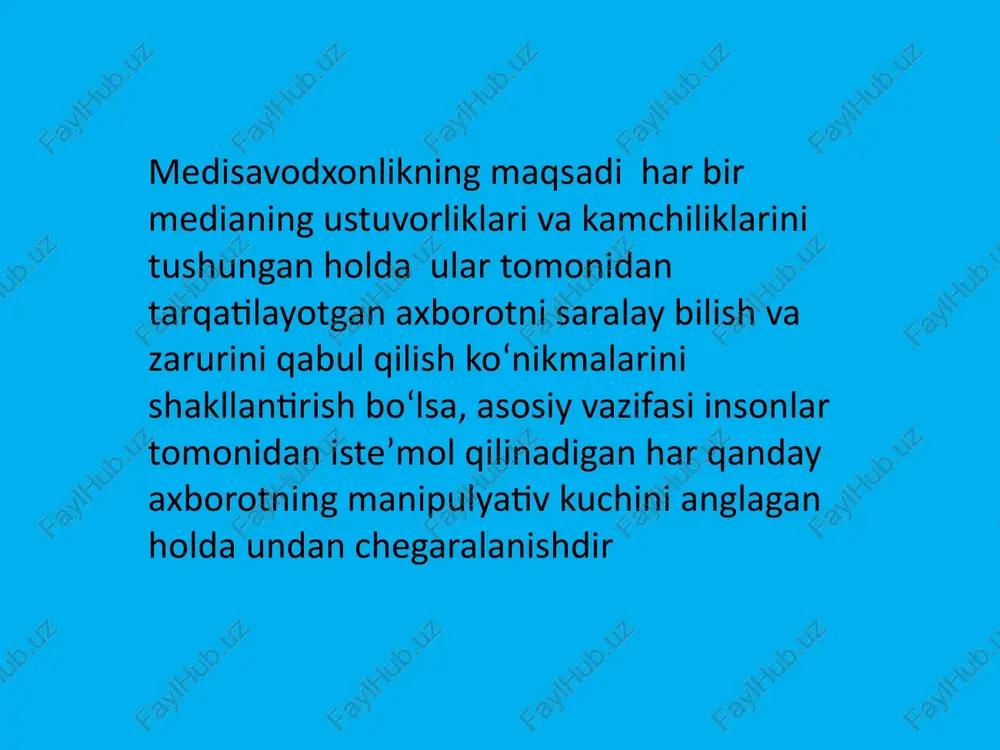 mediasavodxonlikni rivojĺantirishning yòllari - Page 4