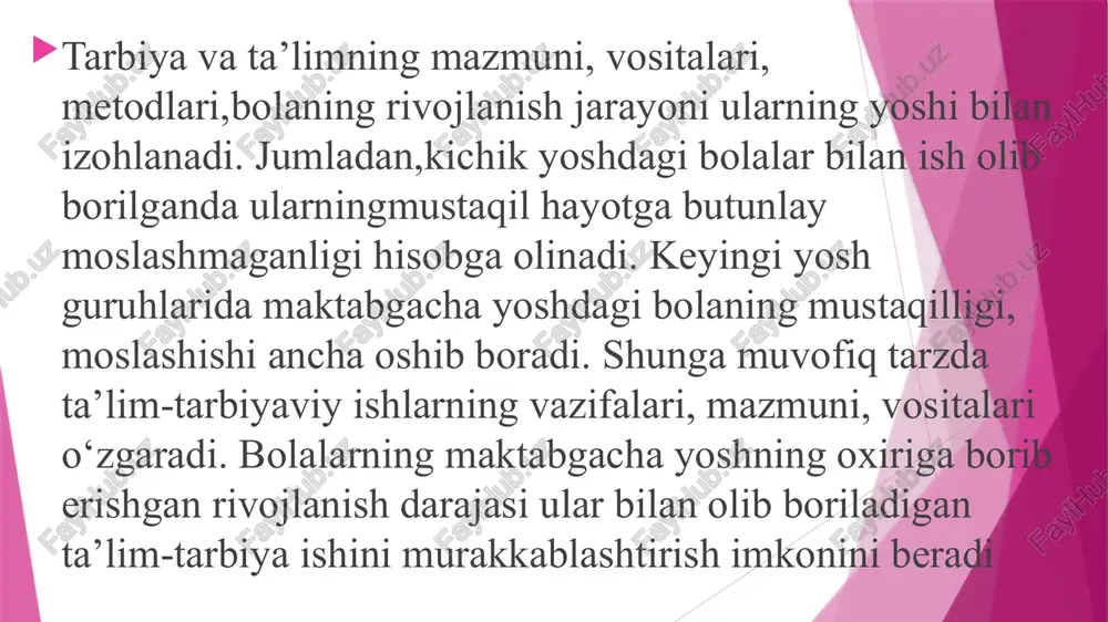 maktabgacha yoshdagi bolalarning rivojlanishi va ta’lim tarbiyasi - Page 4