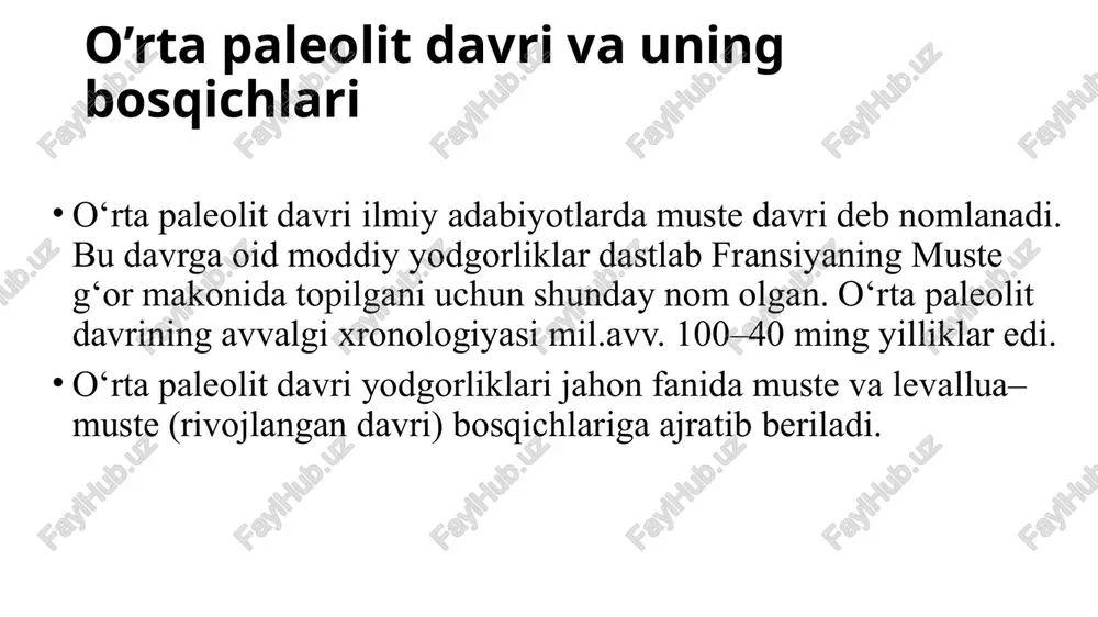 1938–1939 yillarda a.p.okladnikov tomonidan tekshirilgan. 5 ta madaniy qatlamdan toshdan yasalgan mehnat qurollari, uchrindi tosh qurollar, turli shakldagi nukleuslar, o‘tkir uchli tosh nayzalar, tosh pichoqlar, paraqalar, sixcha, qirg‘ich, kurakcha, chopper, chopqi va hokazolar topilgan. teshiktoshdan topilgan mehnat qurollarning aksariyati qirquvchi va tarashlovchi vazifalarni bajargan. bu yerdan yana faqat neandertal odamiga xos disksimon nukleuslardan (o‘zaklar) bir necha nusxa topilgan. ularning diametri 10–15 sm.ni tashkil etgan. uchrindi toshlardan terilarga ishlov berish, yog‘ochlarni kesish, randalash kabi ishlarda foydalanganlar. teshiktoshdan bunday tosh qurollar ko‘p topilgan. teshiktosh g‘orining eng qimmatli topilmasi odam suyagi qoldiqlarining topilishidir. u eng pastki madaniy qatlamdan topilgan. u chalqanchasiga yotqizilib, ustiga qizil oxra sepilgan holda ko‘milgan. qabri atrofida arhar shohlari terilgan. tadqiqotchilar fikricha, bu diniy e’tiqod bilan bog‘liq. 1938 yilda antropolog g.gerasimov, uni o‘rganib, 9 yoshli neandertal bola deb xulosa bergan. 1970 yillarda bu odamni antropolog a.alekseev tomonidan ham tadqiq qilingan. g‘ordan gulxan izlari, uning atrofida tog‘ echkisi, bug‘u, yovvoyi ot, …