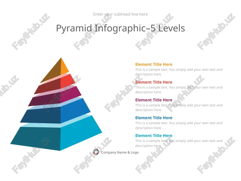 acted by the readable content your title here it is a long established fact that a reader will be distracted by the readable content your title here it is a long established fact that a reader will be distracted by the readable content enter your subhead line here pyramid infographic–5 levels company name & logo your title here it is a long established fact that a reader will be distracted by the readable content your title here it is a long established fact that a reader will be distracted by the readable content your title here it is a long established fact that a reader will be distracted by the readable content your title here it is a long established fact that a reader will be distracted by the readable content your title here it is a long established fact that a reader will be distracted by the readable content …