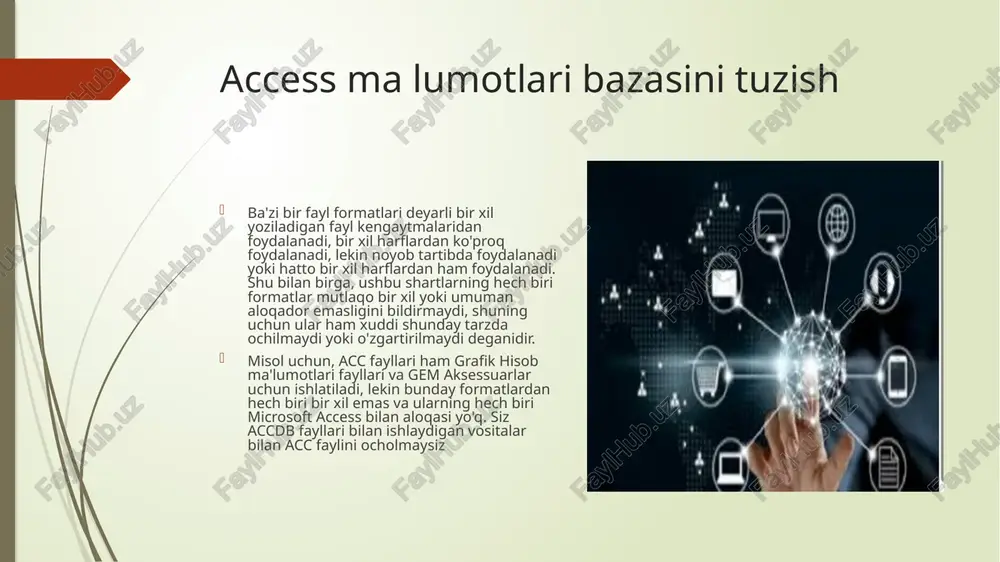 axborottizimlaridamalumotlar bazasini tashkil etish va boshqarish - Page 4