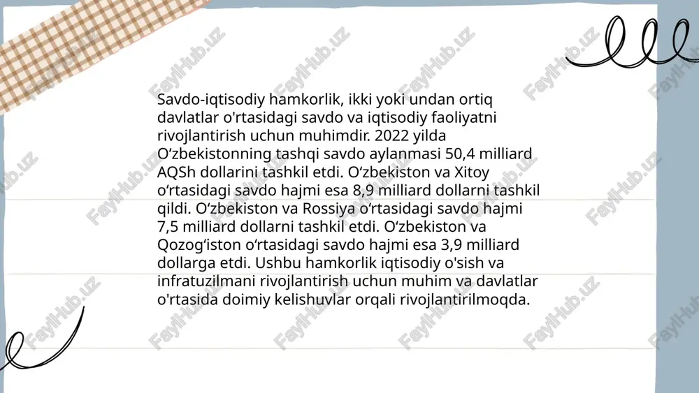 sh uchun davlat 5 trillion so‘m ajratgan. òzbekiston turkiya munosabatlari abduraxmonova maftuna e'tiboringiz uchun raxmat! image1.png image2.png image3.png image4.png image5.png image6.png image7.png /docprops/thumbnail.jpeg