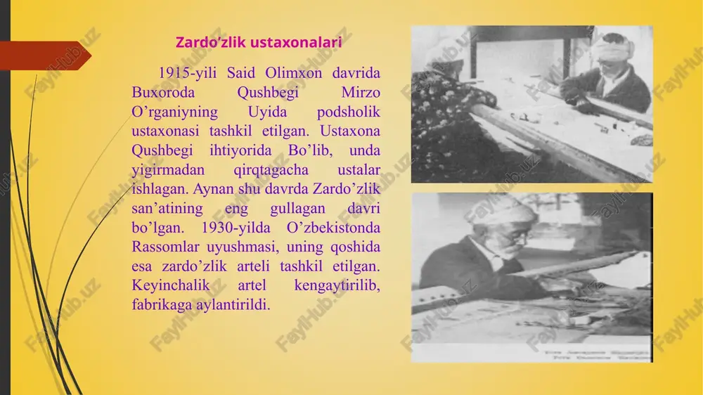 bilan bezatilgan zar yelpig’ich zardan tikilgan so’zana erkaklar zar do’ppisi ayollar zar do’ppisi