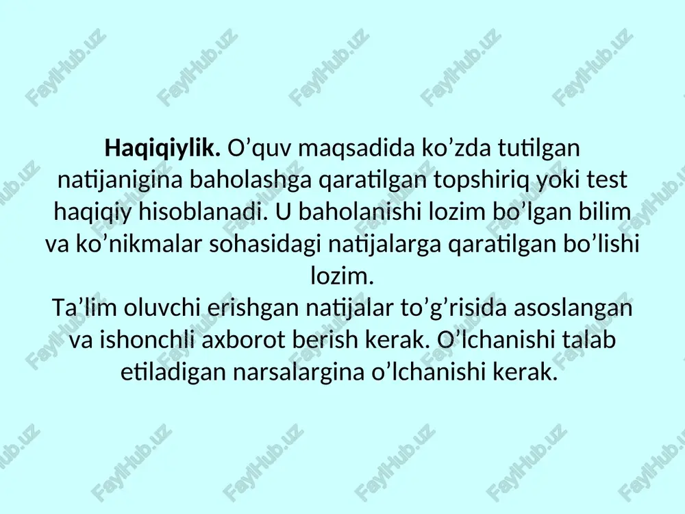 o‘quv maqsadlari va ularning turlari - Page 4