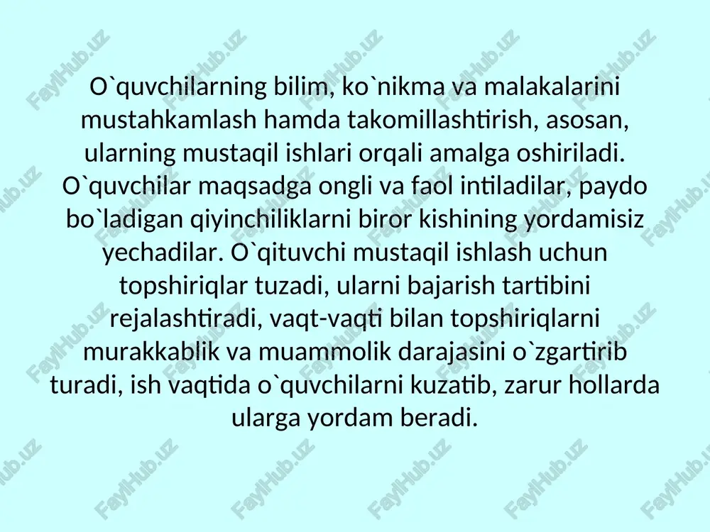 baholash mezonlari, shakllari va turlari - Page 4