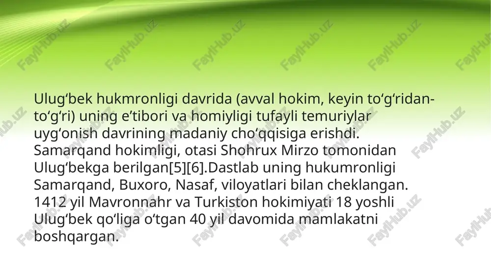 ulug'bek hayoti va faoliyati - Page 4