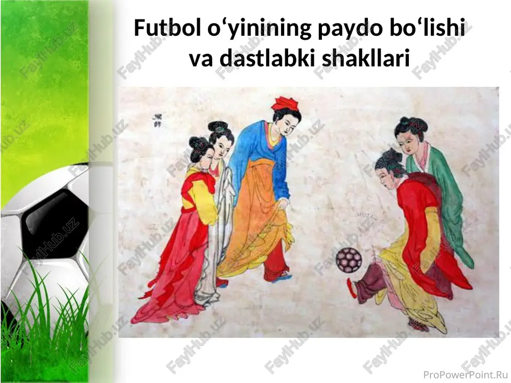 futbol o‘yinining rivojlanishi tarixi va rivojlanish bosqichlari - Page 4