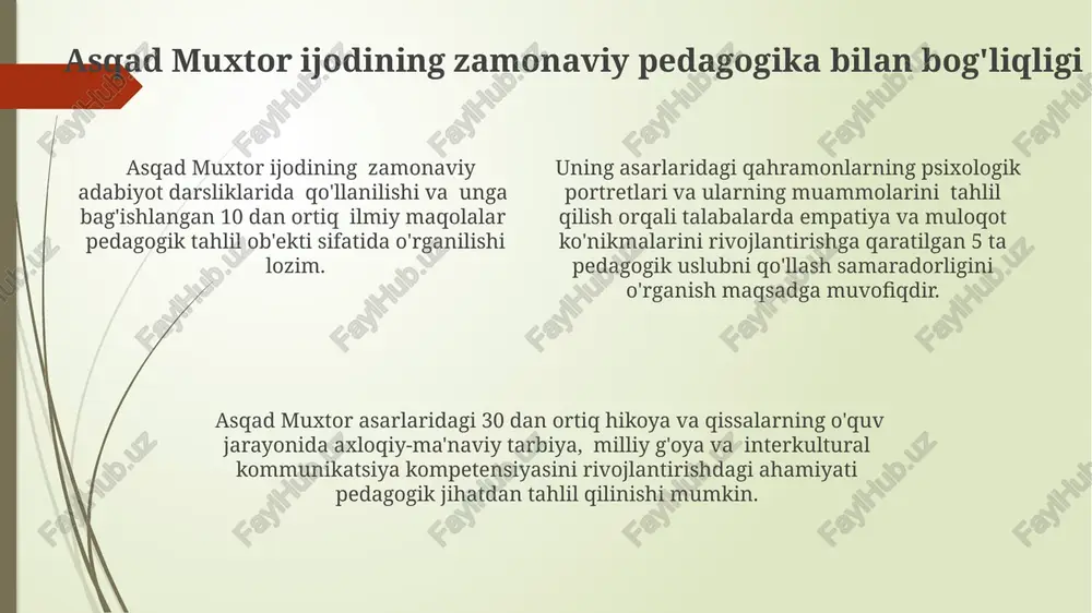 asqad muxtor ijodining o'quv tahlili - Page 4