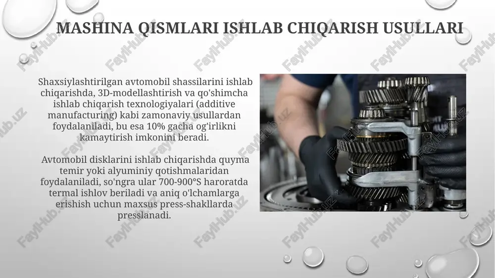 avtomobil disklarini va shassi qisimlarini ishlab chiqarish jarayoni - Page 4