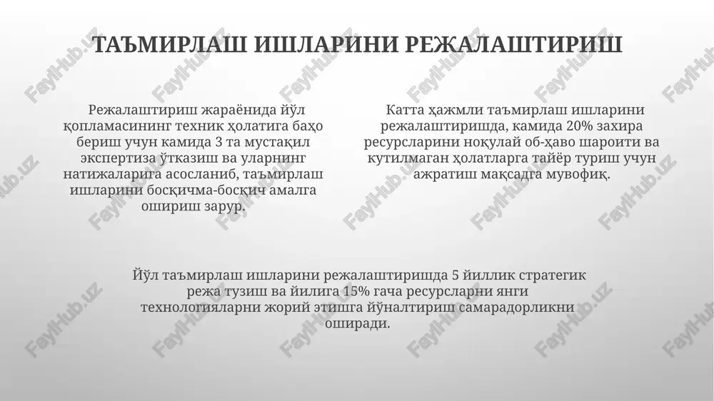 avtomobil yo`llarida joriy va mukammal tamirlash - Page 4