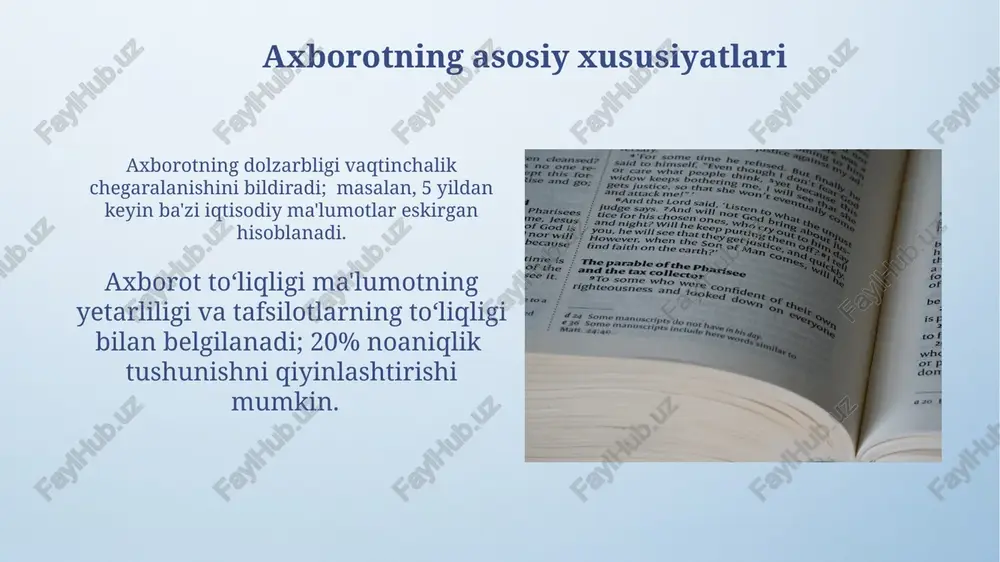 axborot tushunchasi va axborot turlari - Page 4