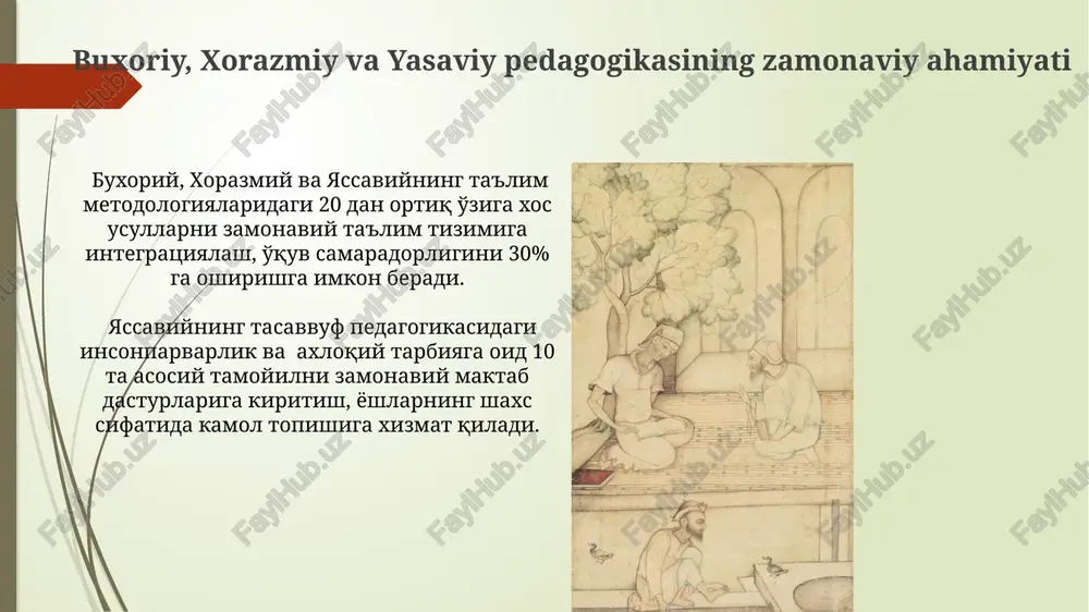 xorazmiyning pedagogik gʻoyalari - Page 4