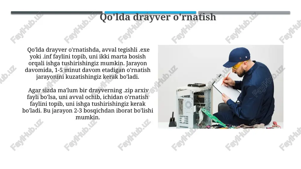 drayverlar kompyuterlarga qanday òrnatiladi - Page 4