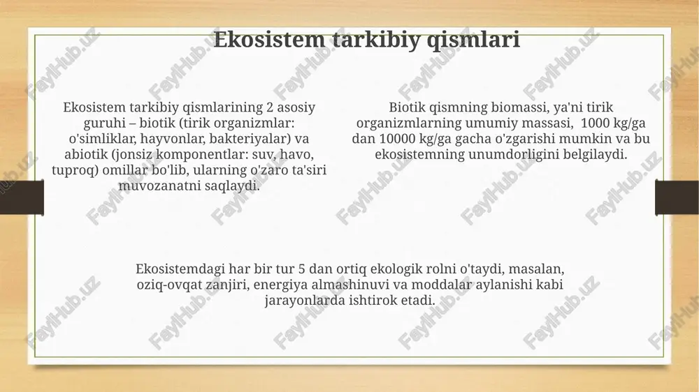 ekotizim tushunchasi va uning ahamiyati - Page 4
