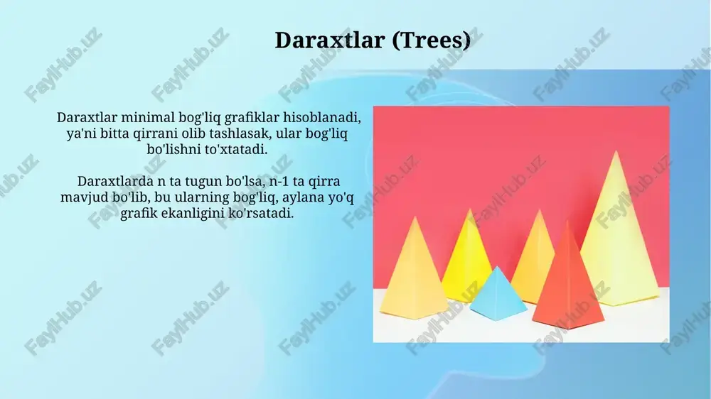 graf turlari: tugunlar, sikllar, qirralar - Page 4