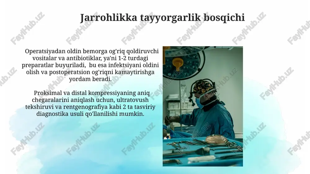 harbiy dala jarrohligi uzoq bosilish sindromida jarrohlik amalyoti - Page 4