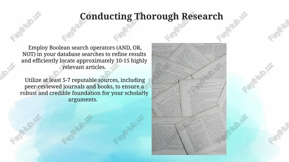 how to write a scholarly paper - Page 4