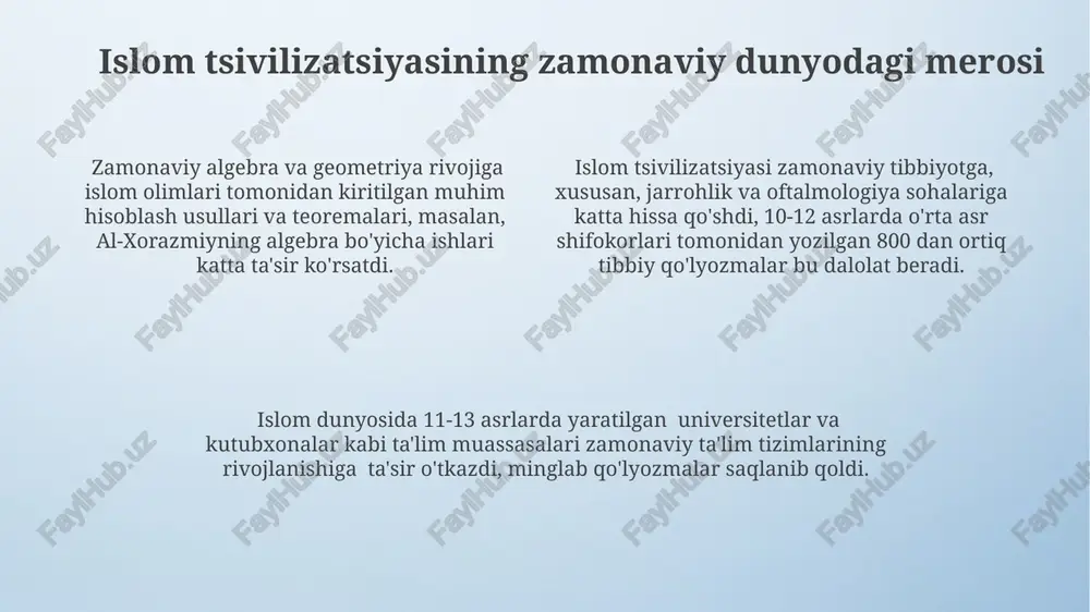 islom tsivilizatsiyasi va global muammolar - Page 4