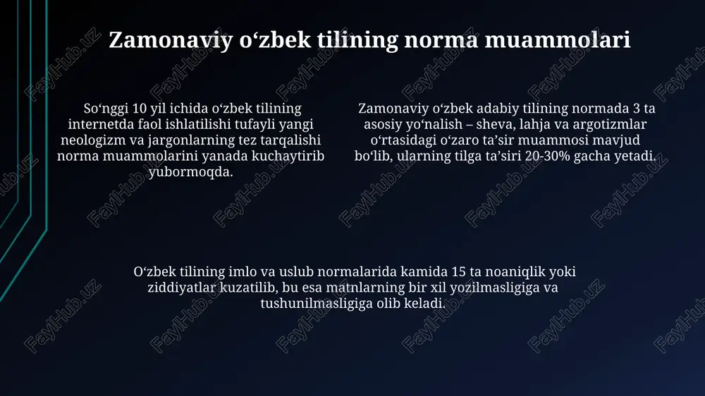 zamonaviy oʻzbek tilida til, nutq va norma oʻrtasidagi bogʻliqlik - Page 4
