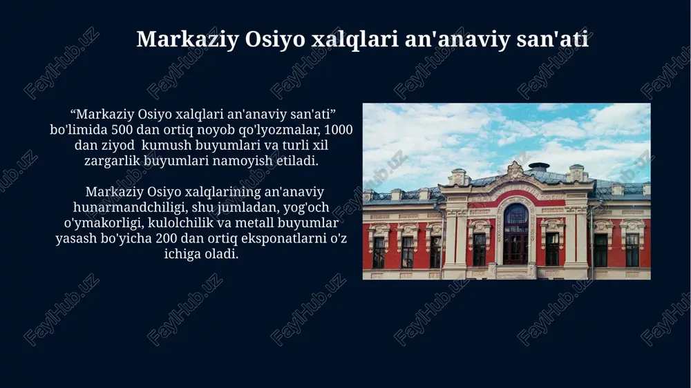 schisi igor savitskiy haqida uning muzeyga yig'ilgan kolleksiyasi 1917 yildan keyingi davr rus avangardining, shuningdek, markaziy osiyo xalqlarining an'anaviy va zamonaviy san'atini qamrab oladi. savitskiy muzeyga o'zining shaxsiy kolleksiyasidan tashqari, 50 dan ortiq yil davomida faol ravishda to'plagan asarlarni ham qo'shgan bo'lib, bu uning san'atga bo'lgan chuqur muhabbatini namoyon etadi. muzeyning ilmiy-tadqiqot faoliyati savitskiy nomidagi nukus davlat san'at muzeyining ilmiy-tadqiqot bo'limi yiliga o'rtacha 5 dan ortiq ilmiy maqolalar va konferensiya materiallarini nashr etadi. muzeyning ilmiy-tadqiqot faoliyati 100 dan ortiq noyob asarlarni o'rganish va kataloglashtirishni, shu jumladan, ularning kelib chiqishi, sanasi va muallifligi bo'yicha chuqur tahlillarni o'z ichiga oladi. avangard va sotsialistik realizm asarlari kolleksiyada sotsialistik realizm davriga oid 50 dan ortiq portret va landshaft rasmlari mavjud bo'lib, ular o'sha davrning siyosiy va ijtimoiy hayotiga oid tasvirlarni aks ettiradi, shuningdek, ishchi sinfining qahramonlik obrazlarini namoyish etadi. "avangard va sotsialistik realizm asarlari" bo'limida saqlanayotgan ba'zi asarlarning yoshi 100 yildan oshadi, bu ularning …