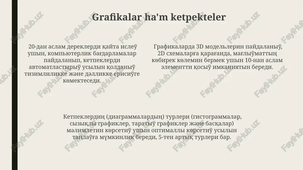 m hәr biriniң toliq bibliografiyaliq mәlimlerin bero'i kiredi. redaktsiya islerine 20 den artiq maqalalardiң redaktsiyaliq tekserio'i kiredi, bul protsess 5-7 kүnge shekem sozilio'i mүmkin, sonday-aq stil, grammatika hәm punktuatsiya normalarin qataң saqlao'di talap etedi. “redaktsiya isleri” termininde maqalalardiң strukturaliq analizleo'i, yag'niy 3 den kem emes bөlimlerge bөlinio'i, hәr bөlimniң 100 sөylemden aspao'i siyaqli talaplar da bar. nazariңiz үshіn raxmet @taqdimot_robot