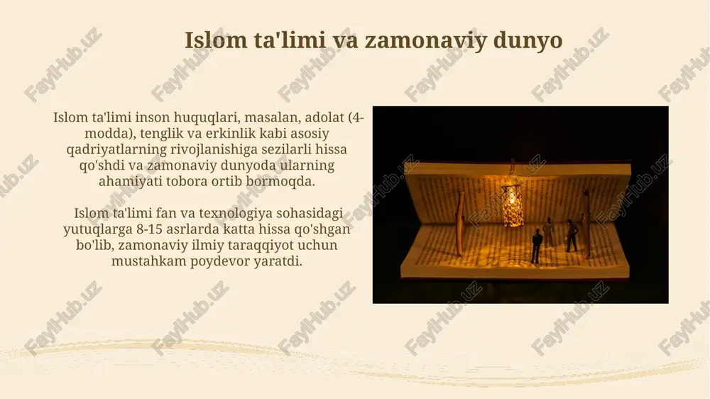 islom qadriyatlarining zamonaviy dunyodagi ahamiyati - Page 4