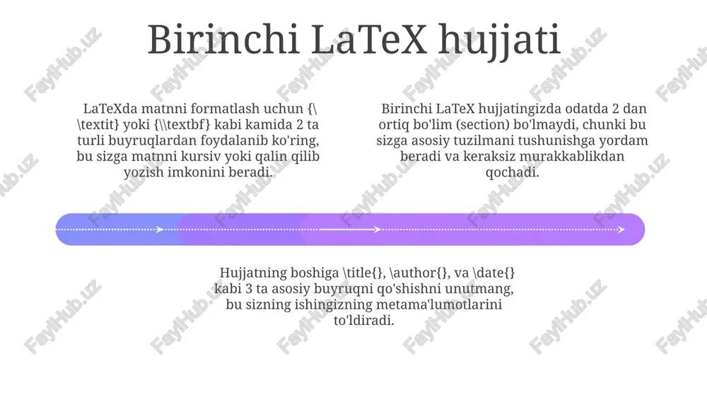 2 03 basictex o'rnatishda taxminan 200 mb disk maydoni talab qilinadi va bu paket asosiy latex komponentlarini, jumladan, pdflatex kabi 10 dan ortiq muhim dasturlarni o'z ichiga oladi. basictex, kichikroq hajmdagi distributiv bo'lib, muayyan hujjatlarni kompilyatsiya qilish uchun zarur bo'lgan 30 dan ortiq paketni o'z ichiga olmaydi; qo'shimcha paketlarni mikt yoki tex live orqali o'rnatish mumkin. basictex o'rnatish jarayoni, odatda, boshqa latex distributivlariga nisbatan tezroq, chunki u kamroq fayllarni o'z ichiga oladi va o'rnatish vaqti taxminan 5-10 minutni tashkil etadi. sales 1st qtr 2nd qtr 100 0 sales 1st qtr 2nd qtr 100 0 sales 1st qtr 2nd qtr 100 0 latex nima? latex, tex ning kengaytmasi bo'lib, hujjat tuzilishini mantiqiy ravishda ajratishga imkon beradi va avtomatik ravishda sahifa raqamlari, sarlavhalar va boshqa elementlarni qo'shadi, bu esa 20% dan ortiq vaqtni tejaydi. latex ning asosiy afzalligi – uning yuqori sifatli chiqishi va pdf formatidagi chiroyli hujjatlarni osongina yaratish imkoniyati bo'lib, …