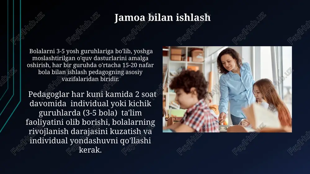 maktabgacha ta'lim tashkilotida tarbiyachining lavozim vazifalari - Page 4
