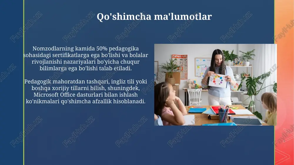 maktabgacha taʼlim tashkiloti tarbiyachisining lavozim vazifalari - Page 4