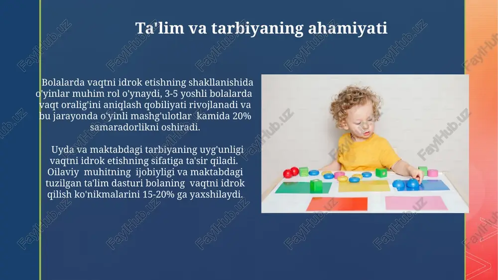 vaqtni idrok etishning rivojlanish bosqichlari - Page 4