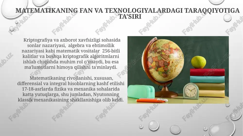 matematika fanining dunyo madaniyati va tarixidagi tutgan o'rni - Page 4