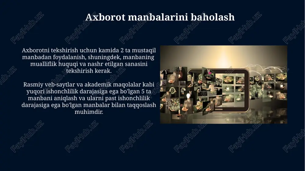 mediasavodxonlik va axborot tushunchasi - Page 4